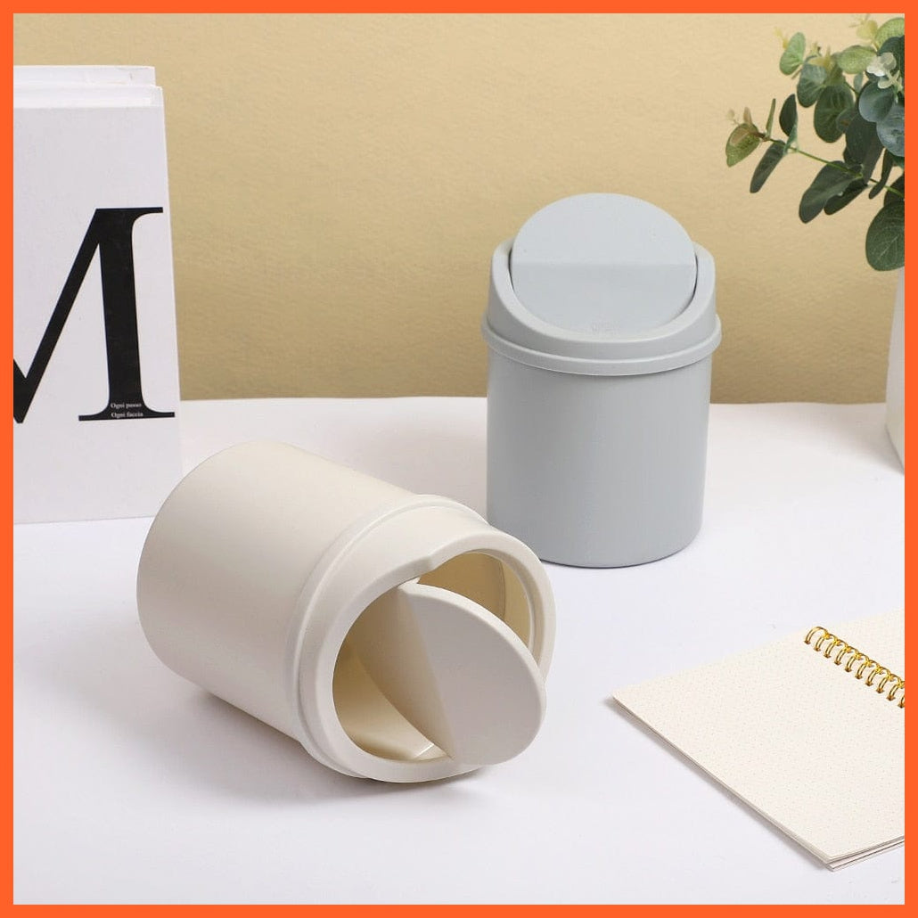 whatagift.com.au office accessories Mini Simplicity Dustbin For Desktop Plastic Garbage Manager For Office Supplies