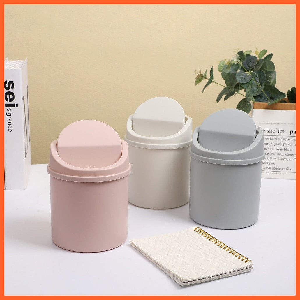 whatagift.com.au office accessories Mini Simplicity Dustbin For Desktop Plastic Garbage Manager For Office Supplies