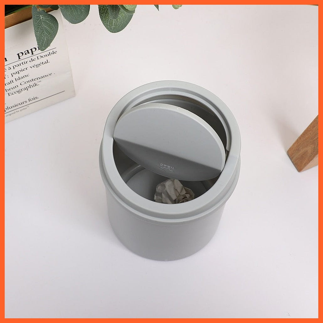 whatagift.com.au office accessories Mini Simplicity Dustbin For Desktop Plastic Garbage Manager For Office Supplies