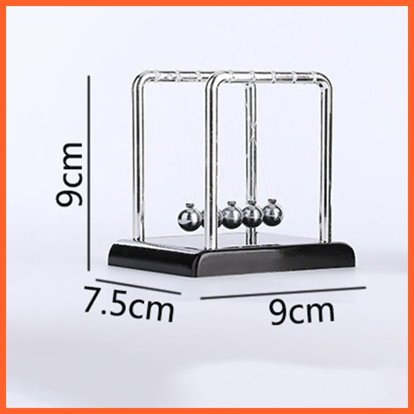 whatagift.com.au office accessories Newton Cradle Balance Steel Balls Physics Science Pendulum Desk Toy Home Decoration