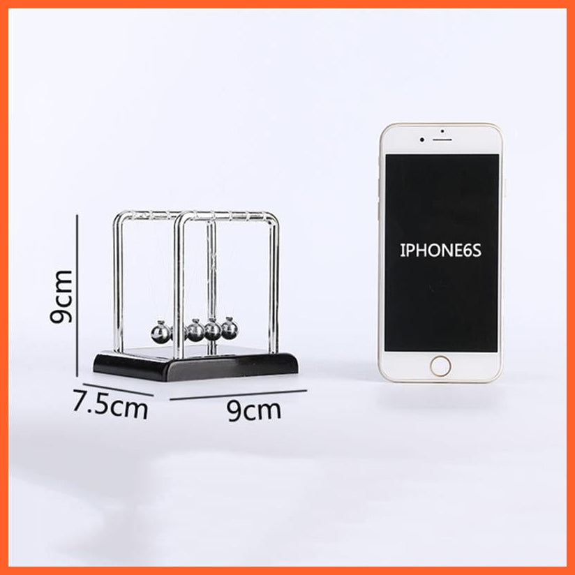 whatagift.com.au office accessories Newton Cradle Balance Steel Balls Physics Science Pendulum Desk Toy Home Decoration