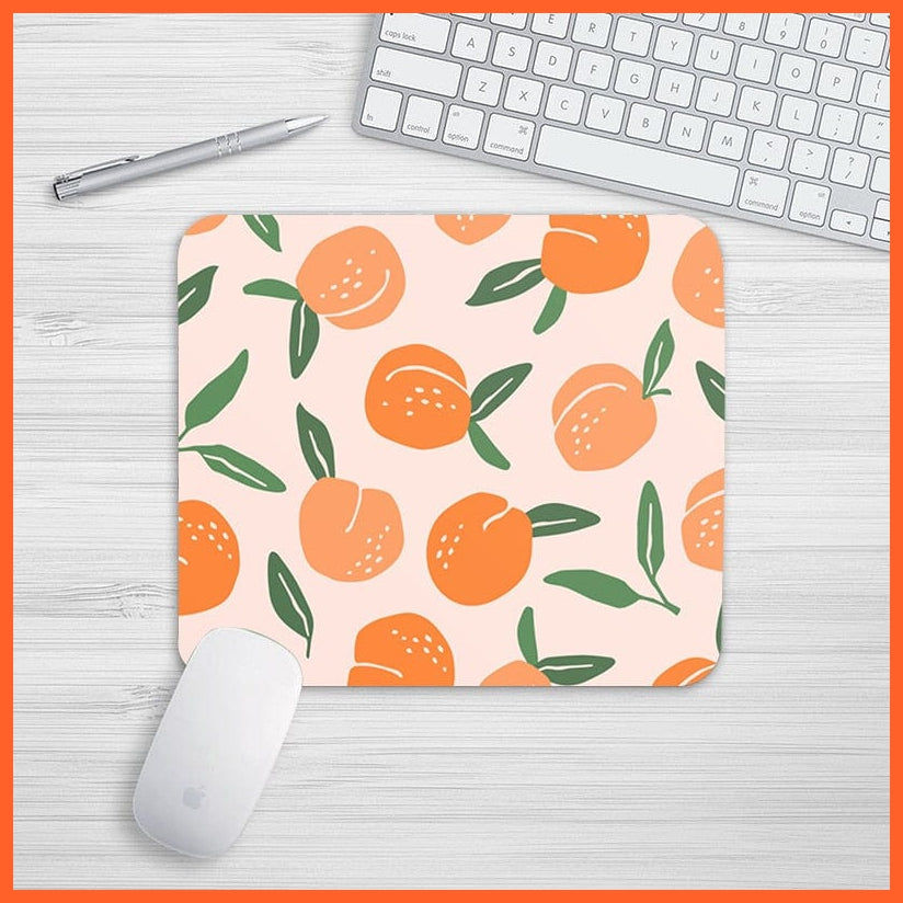 whatagift.com.au office accessories SBD1109898 / 24x20 cm Small Fresh Tropical Rainforest Style Mouse Pad | Office Desk Mat Set