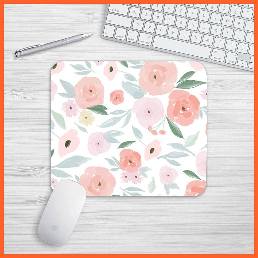 whatagift.com.au office accessories SBD1109899 / 24x20 cm Small Fresh Tropical Rainforest Style Mouse Pad | Office Desk Mat Set