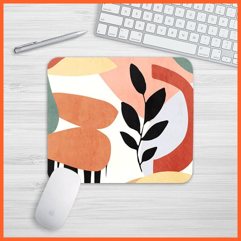 whatagift.com.au office accessories SBD1109904 / 24x20 cm Small Fresh Tropical Rainforest Style Mouse Pad | Office Desk Mat Set