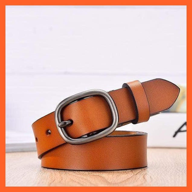 whatagift.com.au Orange / 90cm  22to24 inch Fashion Women  Fancy Vintage Genuine High Quality Belts