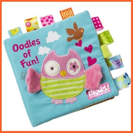 whatagift.com.au owl Animal Style Kids Cloth Learning Books