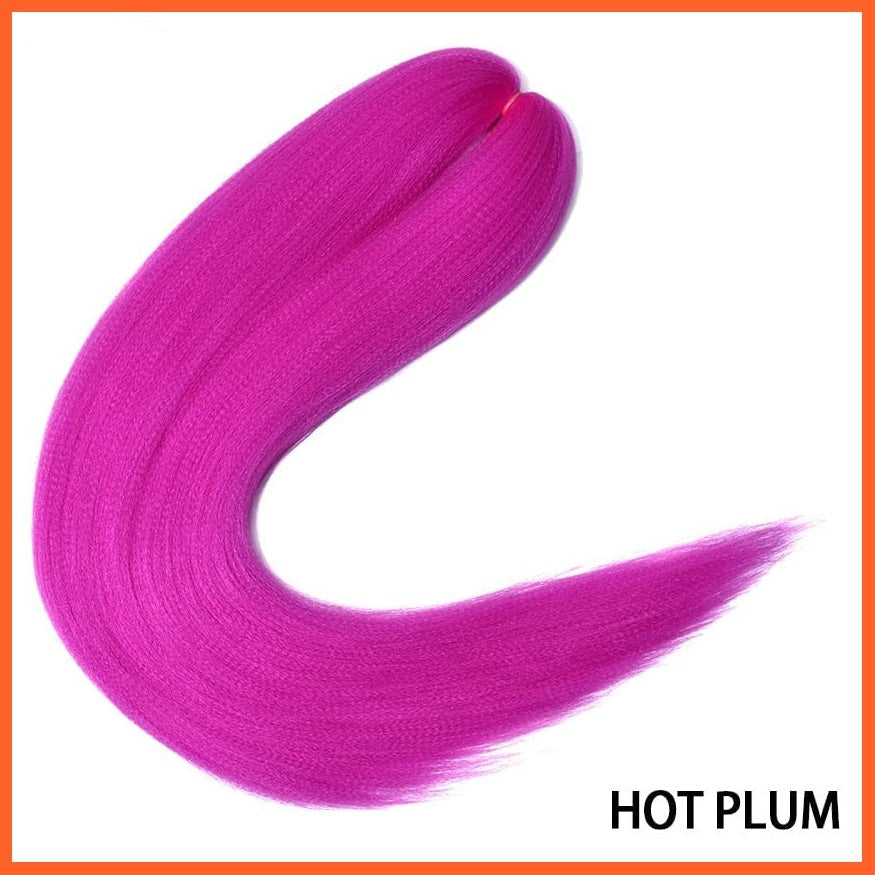 whatagift.com.au P4/27 / 22inches / 1Pcs/Lot Synthetic 22 Inch 60G Kanekalon Hair Jumbo Braid | Yaki Straight Hair Extension Pink Blonde Twist