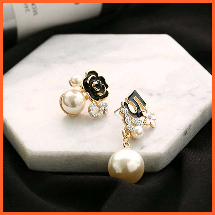 whatagift.com.au Pearl Long Dangle Chain Designer Luxury Earrings For Women