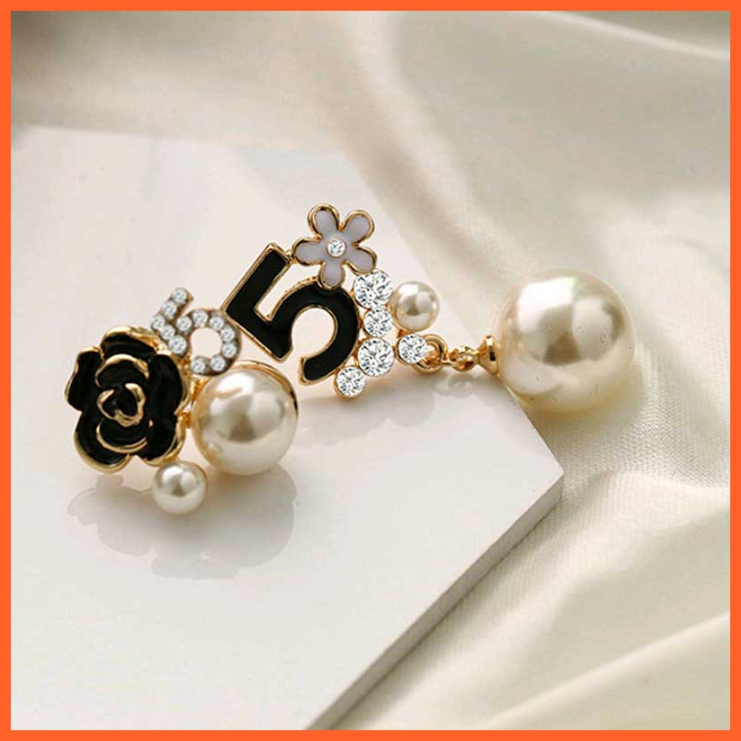 whatagift.com.au Pearl Long Dangle Chain Designer Luxury Earrings For Women