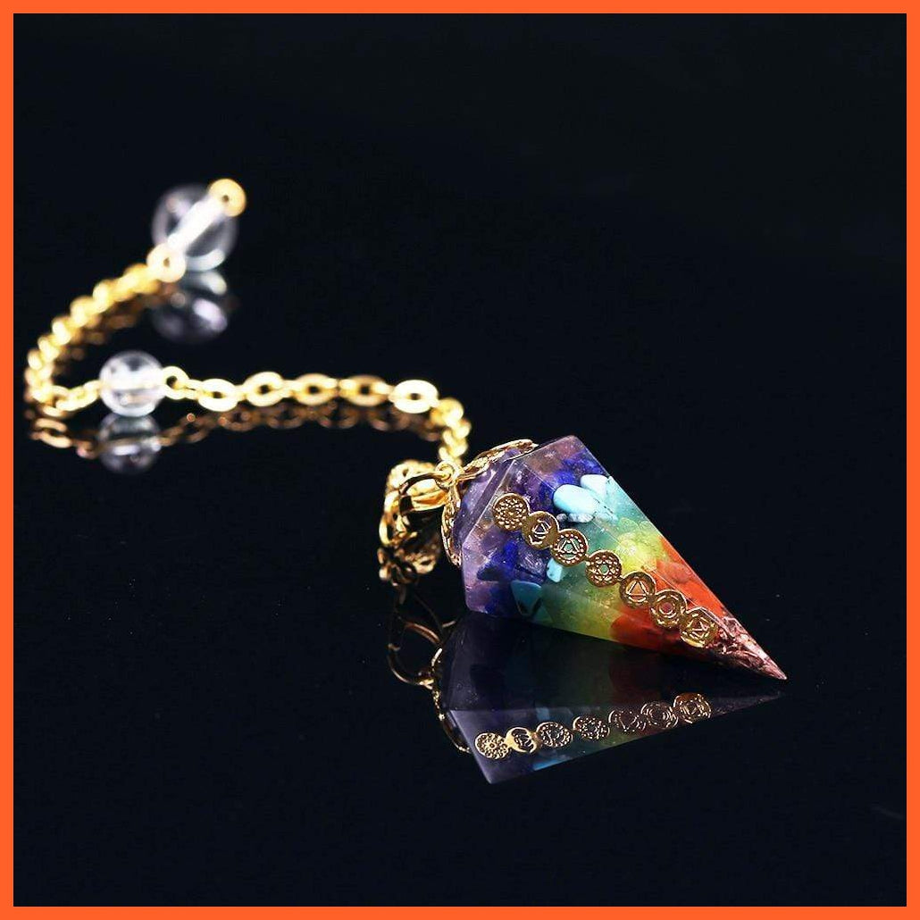 Chakra Crystal Pendant With Natural Healing | Meditation And Reiki Crystal | whatagift.com.au.