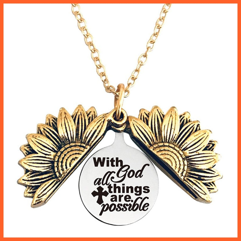 whatagift.com.au Pendant Necklace NXL815 Oval Carved Flower Stripe Pendant Necklace | Women Vintage Ancient Brass Jewelry