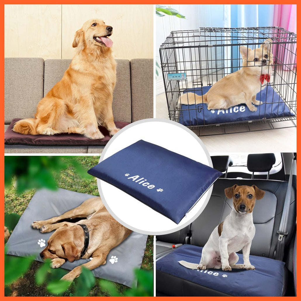 whatagift.com.au pet bed Dogs Cat Waterproof Pet Sleeping Mat Warm Sofa Cushion Mattress Bed Pet Blanket