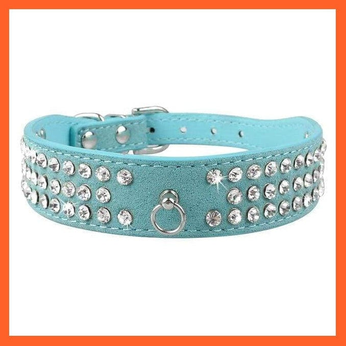 whatagift.com.au Pet Collars & Harnesses 021blue / XS Shiny Collars For Small Dogs And Cats