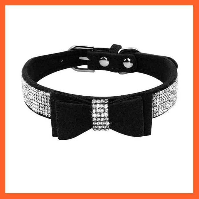 whatagift.com.au Pet Collars & Harnesses 164black / XS Shiny Collars For Small Dogs And Cats
