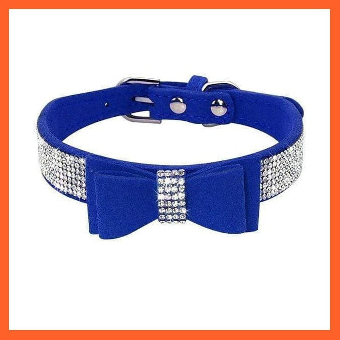 whatagift.com.au Pet Collars & Harnesses 164blue / XS Shiny Collars For Small Dogs And Cats