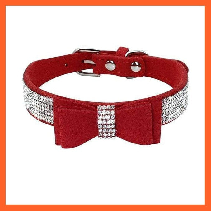 whatagift.com.au Pet Collars & Harnesses 164red / XS Shiny Collars For Small Dogs And Cats