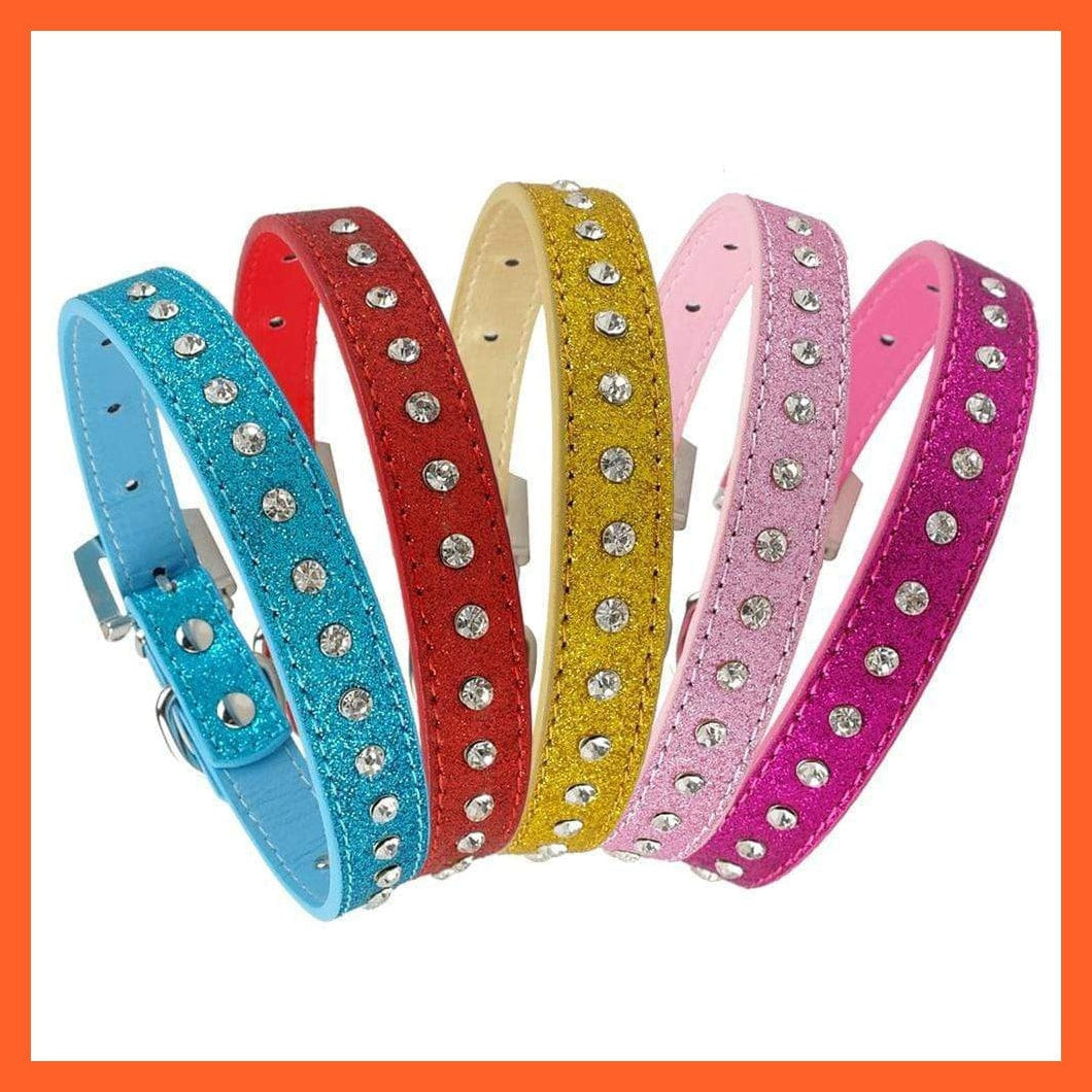 whatagift.com.au Pet Collars & Harnesses Shiny Collars For Small Dogs And Cats