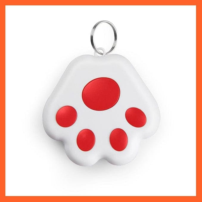 whatagift.com.au Pet GPS Tracker Red Pet Dog Gps Anti-Lost Alarm Wireless Bluetooth Tracker Car Wallet Key Collar Accessories