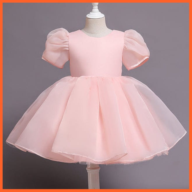 whatagift.com.au Pink 2 / 3T Sequin Lace Dress Party Tutu Fluffy Gown for Girls