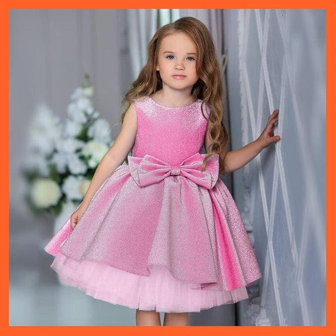 whatagift.com.au Pink / 5T Dress For Girls Wedding Tulle Lace Girl Dress