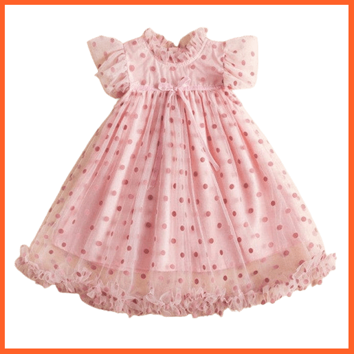 whatagift.com.au pink 6-2 / 3 T ( 100 CM ) Girls Lace Dress New Floral Kids Dresses