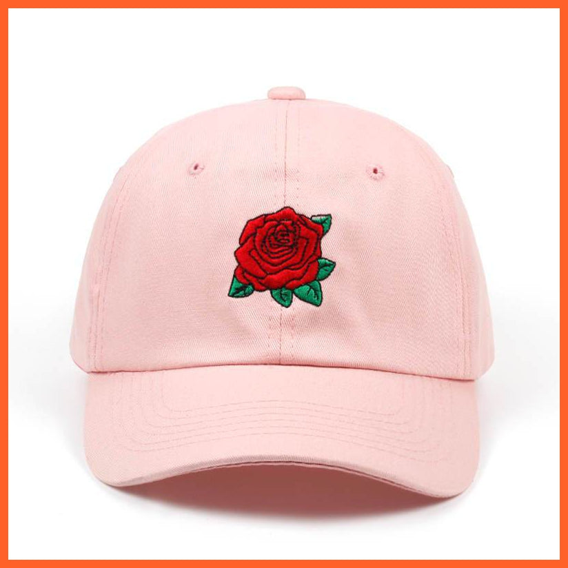 New Roses Baseball Cap | Adjustable Breathable Printed Summer Sports Caps | whatagift.com.au.