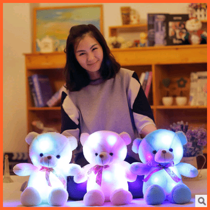 Plush Led Glowing Teddy Bear Gift Edition Large | whatagift.com.au.