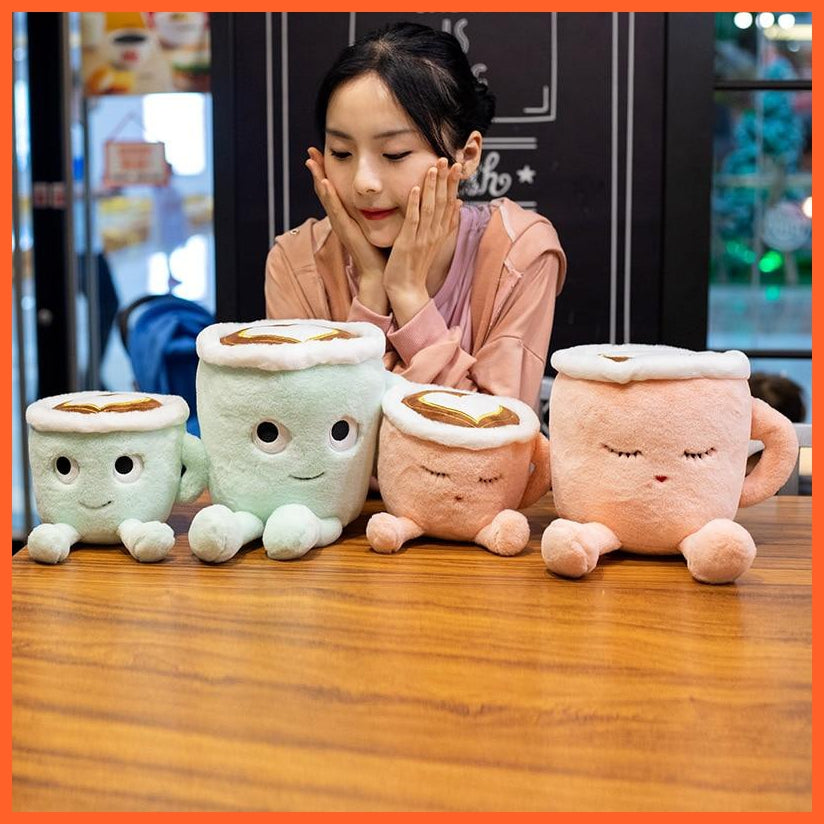 20-30Cm Simulation Latte Coffee Soft Plush Toy | Super Funny Stuffed Doll | Lovely Birthday Christmas Toy Gift For Kids Girl | whatagift.com.au.