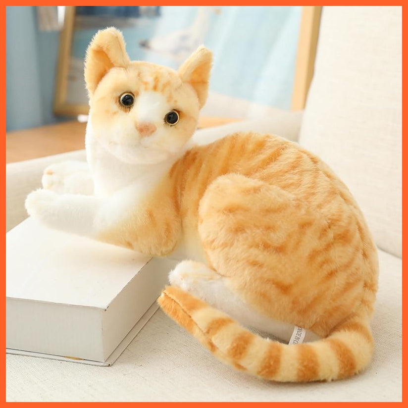 26/30/40Cm Real-Life Cute Plush Cat | Soft Stuffed Animal Plush Kitten Toys | Birthday Gift For Children Kids Girls | whatagift.com.au.