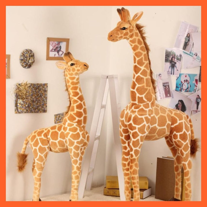 whatagift.com.au Plush Toys 35-120Cm Giant Real Life Giraffe Plush Toys | High Quality Soft Stuffed Animals