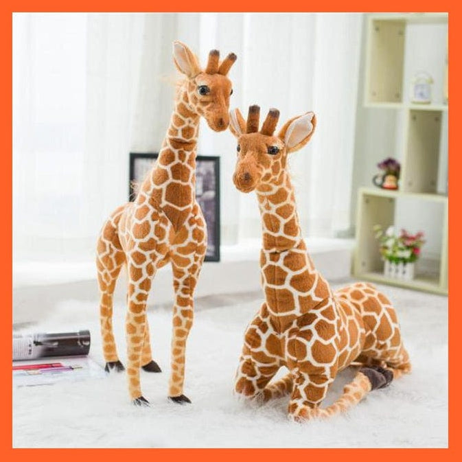 whatagift.com.au Plush Toys 35-120Cm Giant Real Life Giraffe Plush Toys | High Quality Soft Stuffed Animals