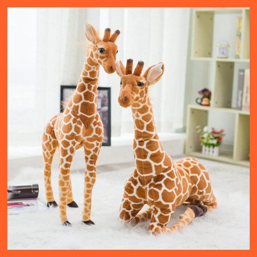 whatagift.com.au Plush Toys 35-120Cm Giant Real Life Giraffe Plush Toys | High Quality Soft Stuffed Animals