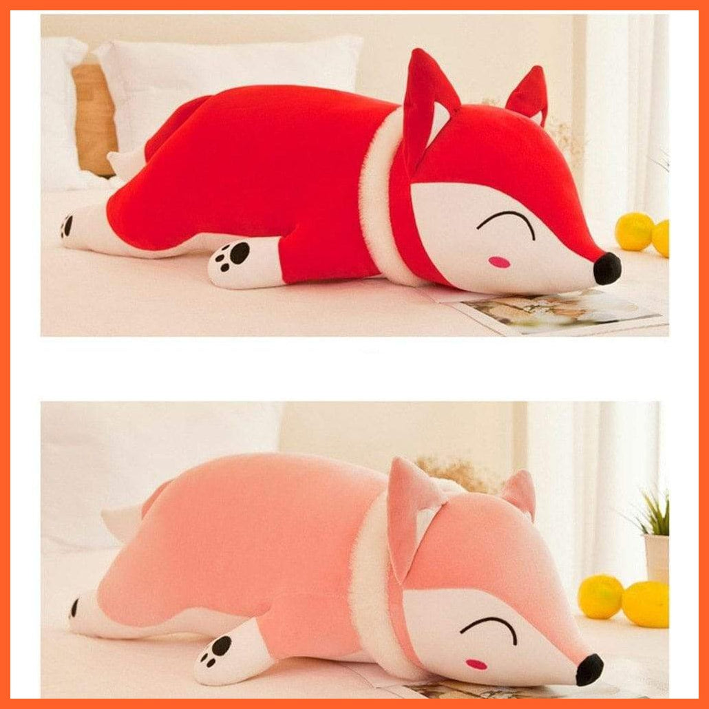 90/35Cm Kawaii Dolls Stuffed Animals & Plush Toys | Plush Pillow Fox Stuffed Animals Soft Sleeping Pillow | For Girls Children Boys | whatagift.com.au.