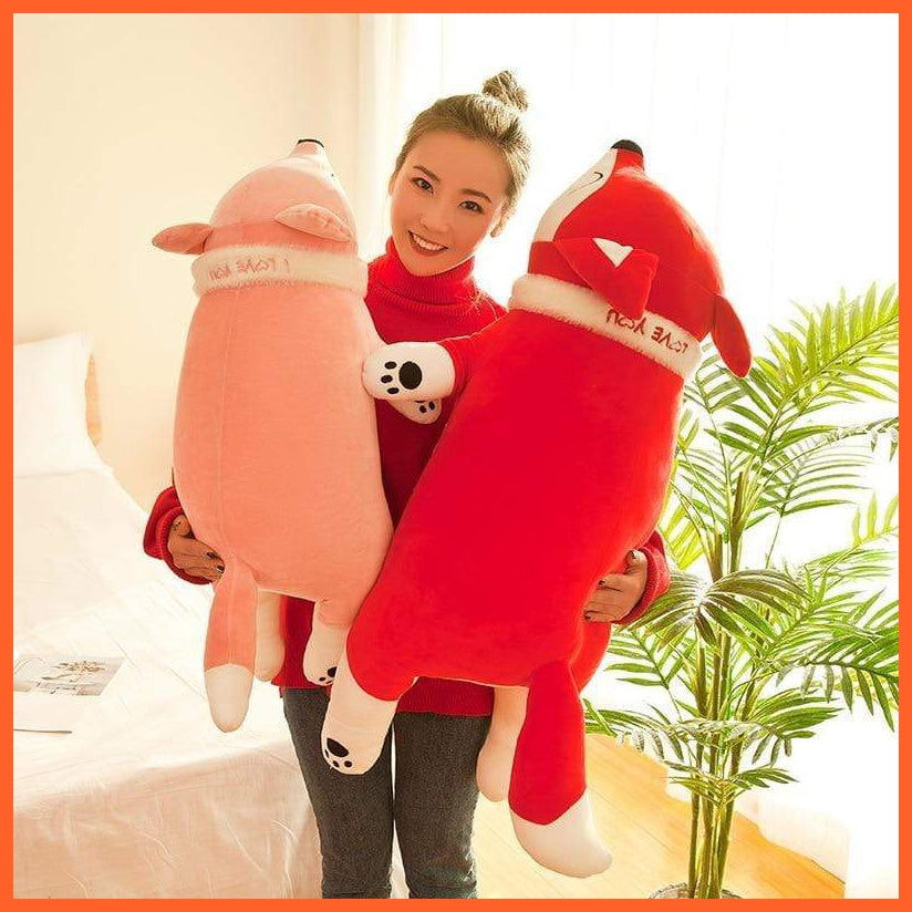 90/35Cm Kawaii Dolls Stuffed Animals & Plush Toys | Plush Pillow Fox Stuffed Animals Soft Sleeping Pillow | For Girls Children Boys | whatagift.com.au.