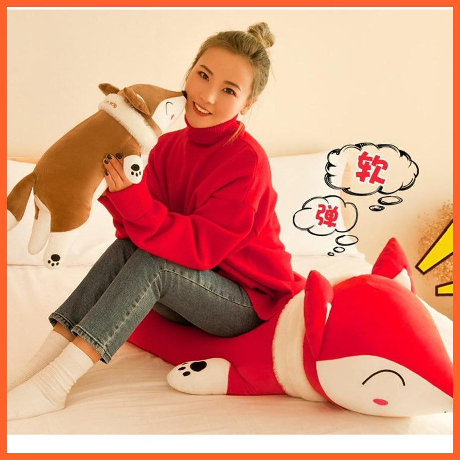 90/35Cm Kawaii Dolls Stuffed Animals & Plush Toys | Plush Pillow Fox Stuffed Animals Soft Sleeping Pillow | For Girls Children Boys | whatagift.com.au.