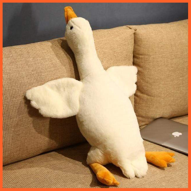 50-190Cm Giant Duck Plush Toys Fluffy Sleep Pillow | Cute Animal Stuffed Swan Goose Soft Pillow | For Kids Girls Birthday Gifts | whatagift.com.au.