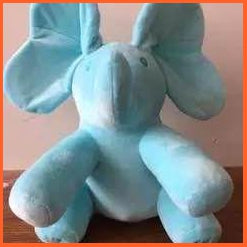 Peekaboo Elephant Plush Toy Electric Interactive Elephant Rabbit, Bear Dog | whatagift.com.au.