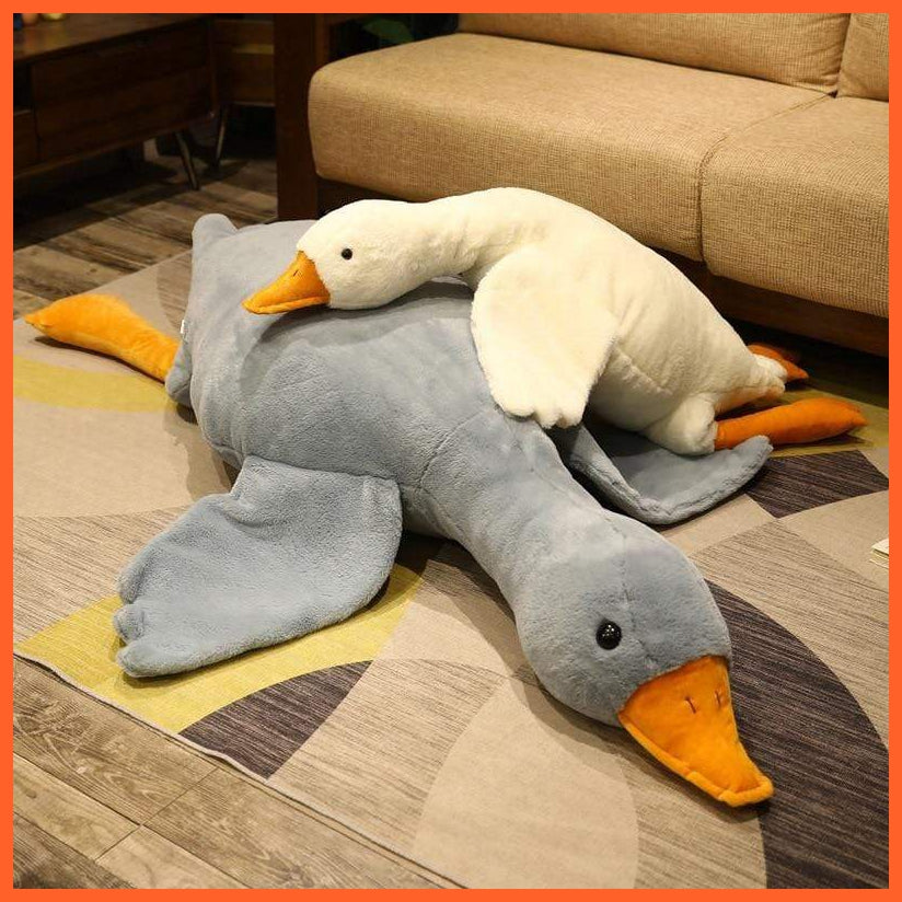 Giant 50-190Cm Fluffy Duck Plush Toys | Sleep Pillow Cute Animal Stuffed Swan Goose Dolls | Kids Girls Gifts | whatagift.com.au.