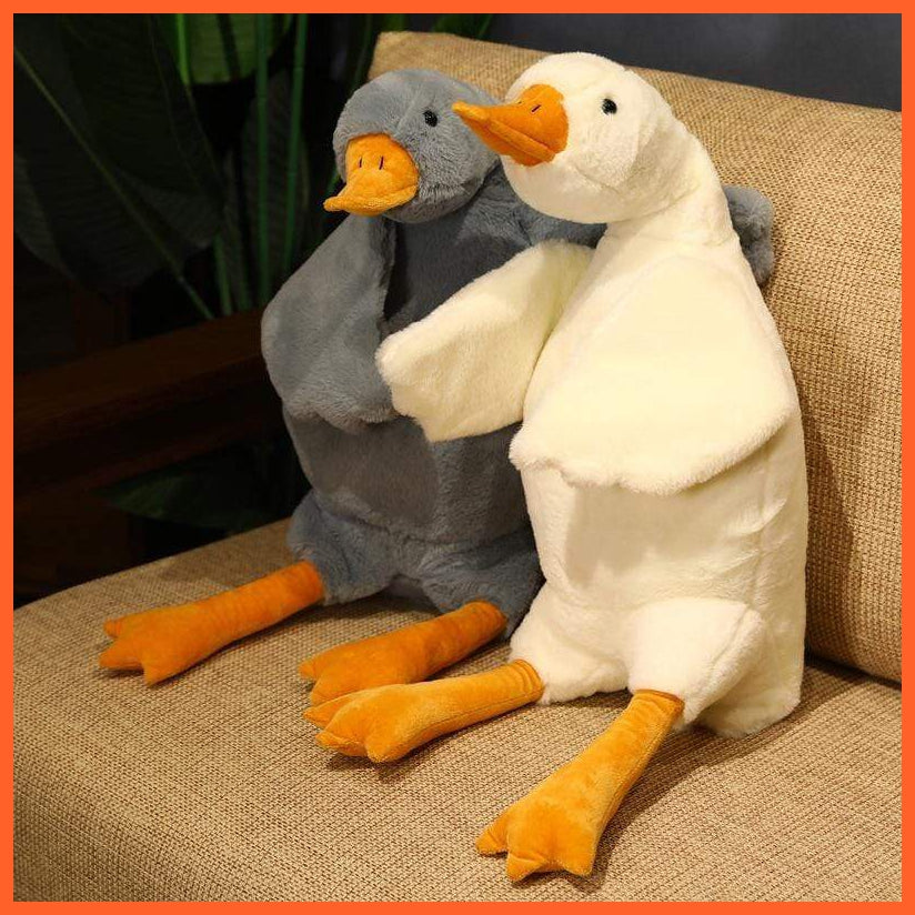 Giant 50-190Cm Fluffy Duck Plush Toys | Sleep Pillow Cute Animal Stuffed Swan Goose Dolls | Kids Girls Gifts | whatagift.com.au.