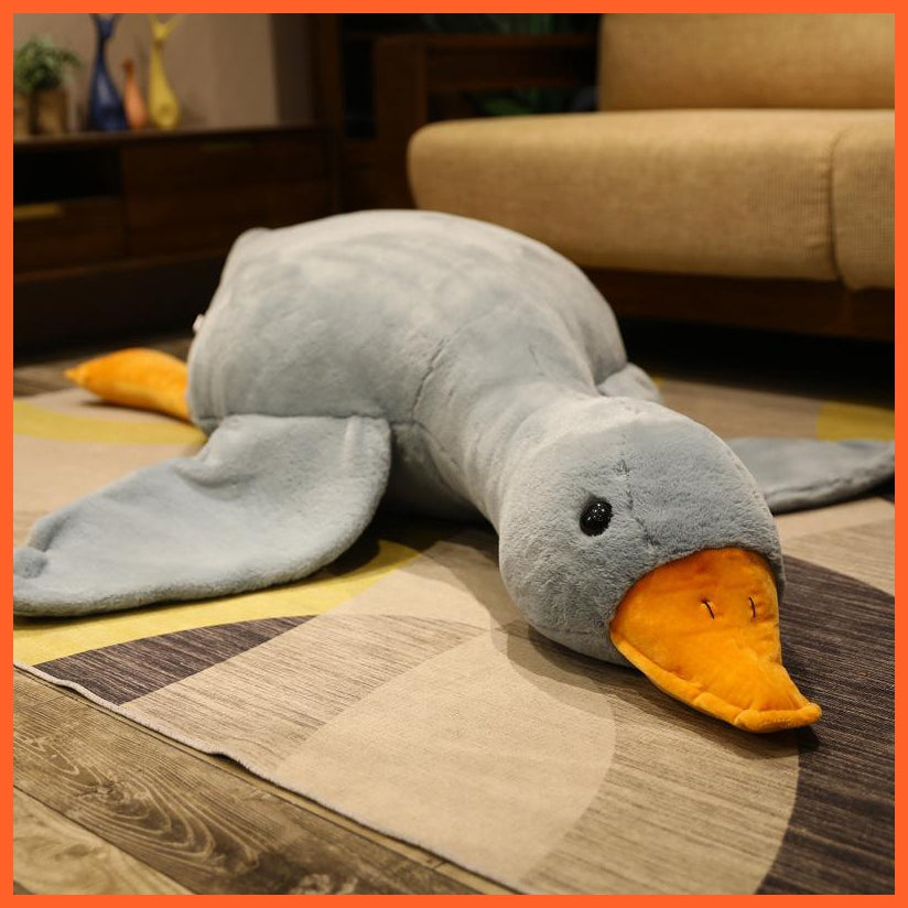 Giant 50-190Cm Fluffy Duck Plush Toys | Sleep Pillow Cute Animal Stuffed Swan Goose Dolls | Kids Girls Gifts | whatagift.com.au.