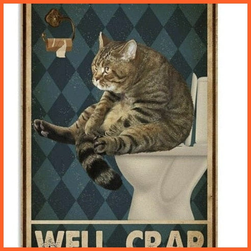 Thin Metal Cute Cat Poster | Wall Decor Accessories | whatagift.com.au.