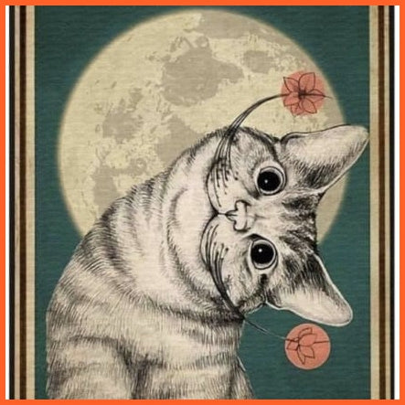 Thin Metal Cute Cat Poster | Wall Decor Accessories | whatagift.com.au.