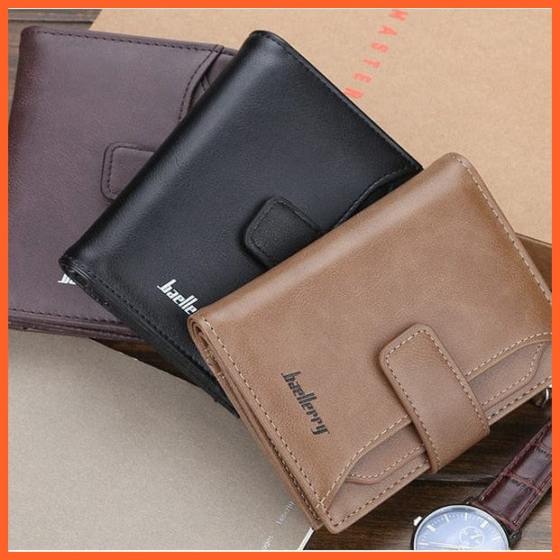 Engraving Men Wallets Short Pu Leather Quality | New Male Purse Vintage Card Holder Brand Wallet For Men | whatagift.com.au.