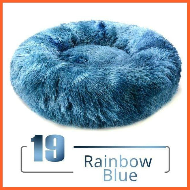 Round Plush Cat Bed | whatagift.com.au.