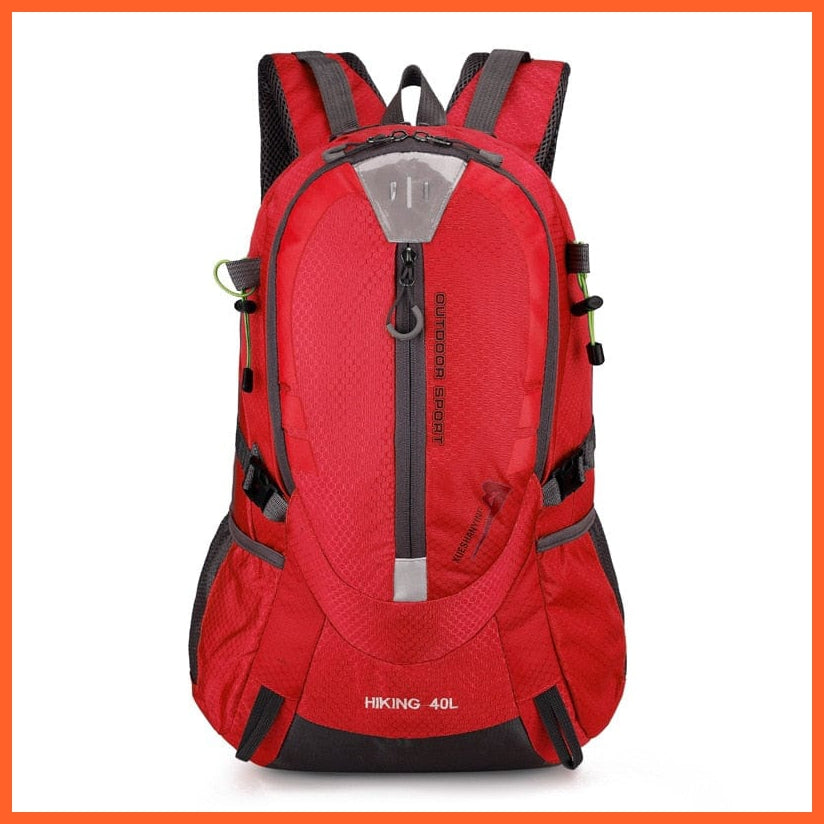 whatagift.com.au Red 40L Waterproof  TravelBackpack Men