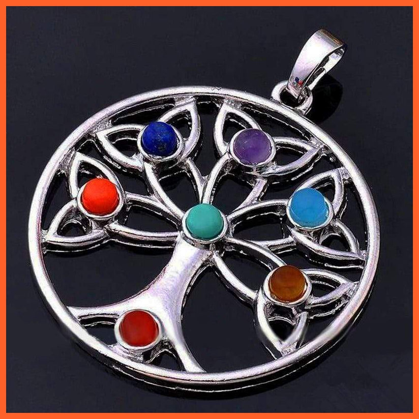 Mystic Chakra 7 Natural Stones Pendants | whatagift.com.au.