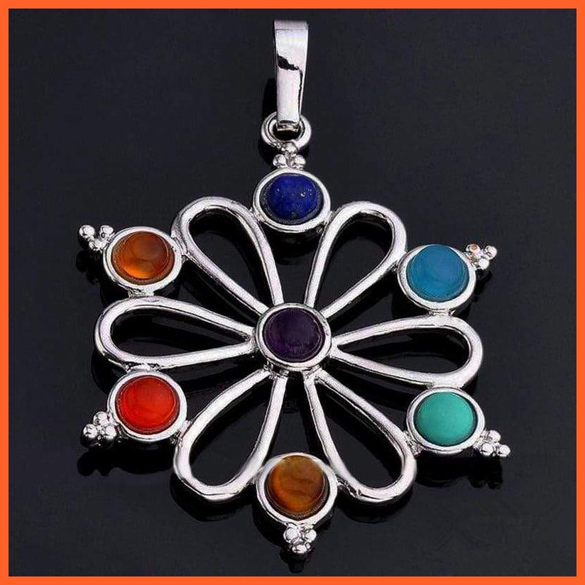 Mystic Chakra 7 Natural Stones Pendants | whatagift.com.au.