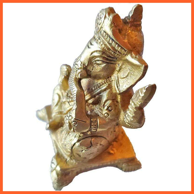 Little Ganesha Brass Statue | whatagift.com.au.