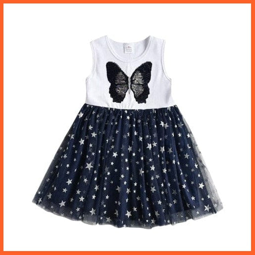 whatagift RESH4588 / 3T Girls Sequins Sleeveless Dresses