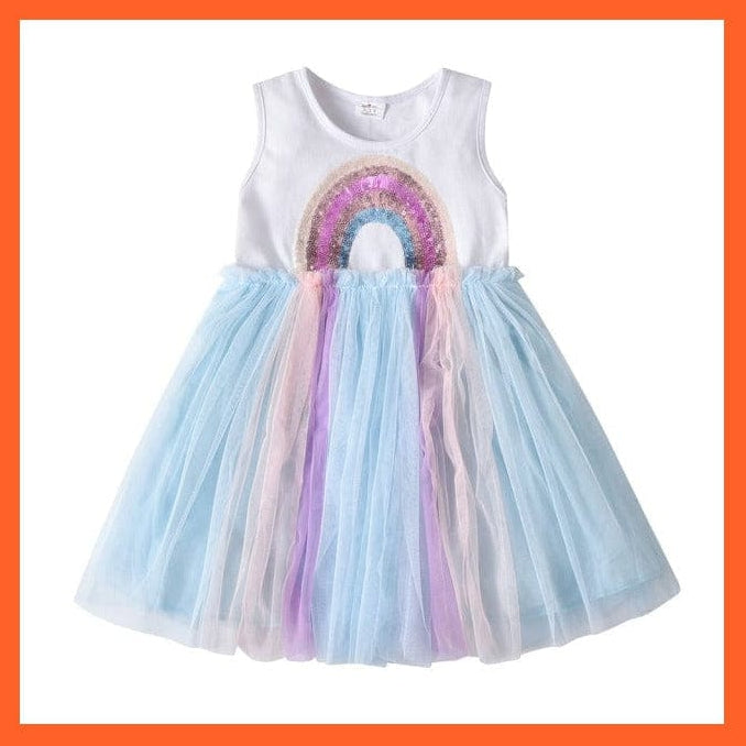 whatagift.com.au RESH4791 / 7 Girls Summer Clothes Butterfly Dress For Girls